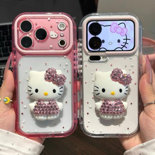 Rhinestone Hello Kitty Kickstand Phone Case