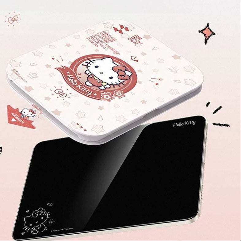 Hello Kitty, Kuromi, and Cinnamoroll HD Tempered Glass Screen Protector for iPad
