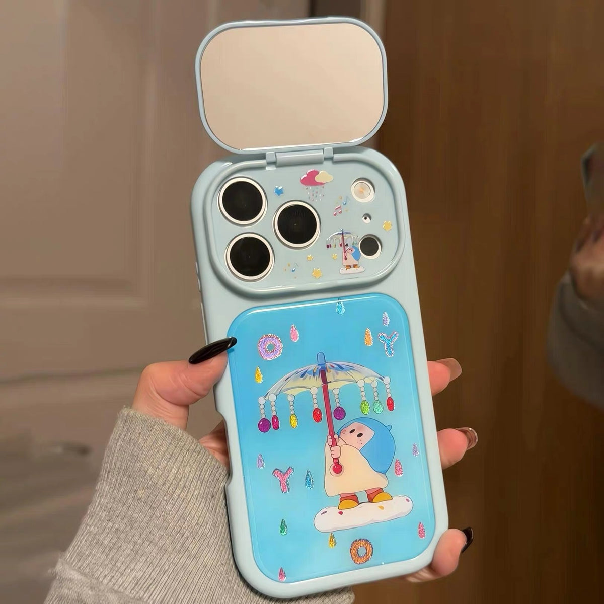 "Youyou-chan" Flip-Mirror Phone Case