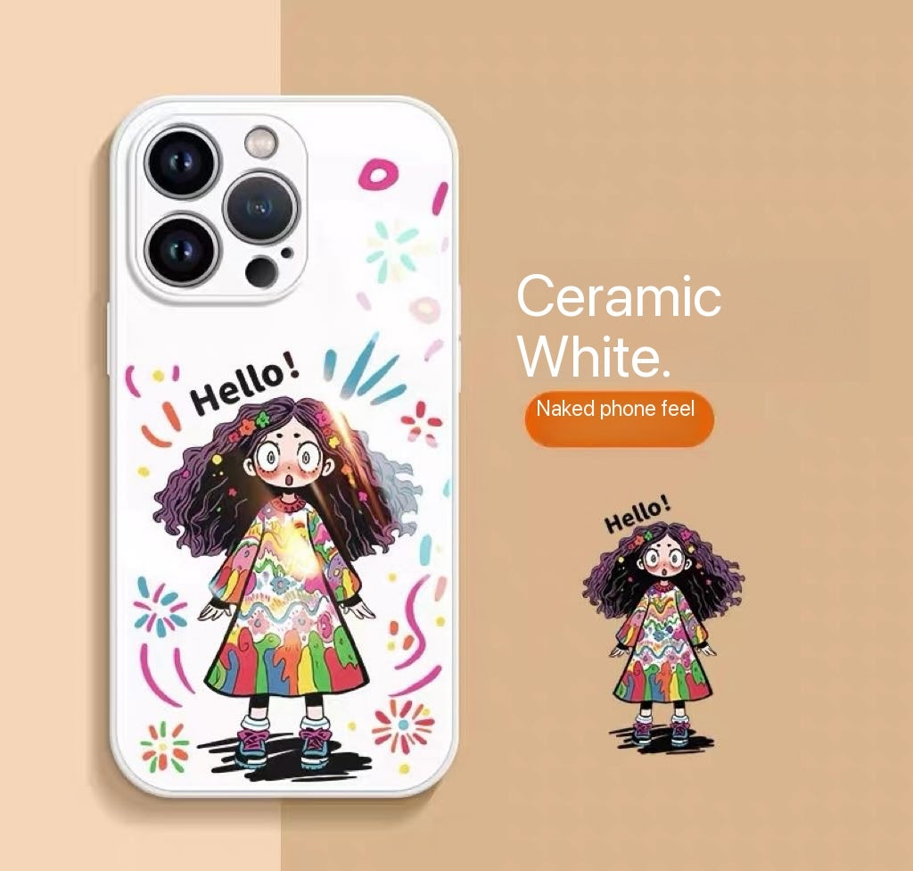Liquid Glass Lens-Covering Phone Case