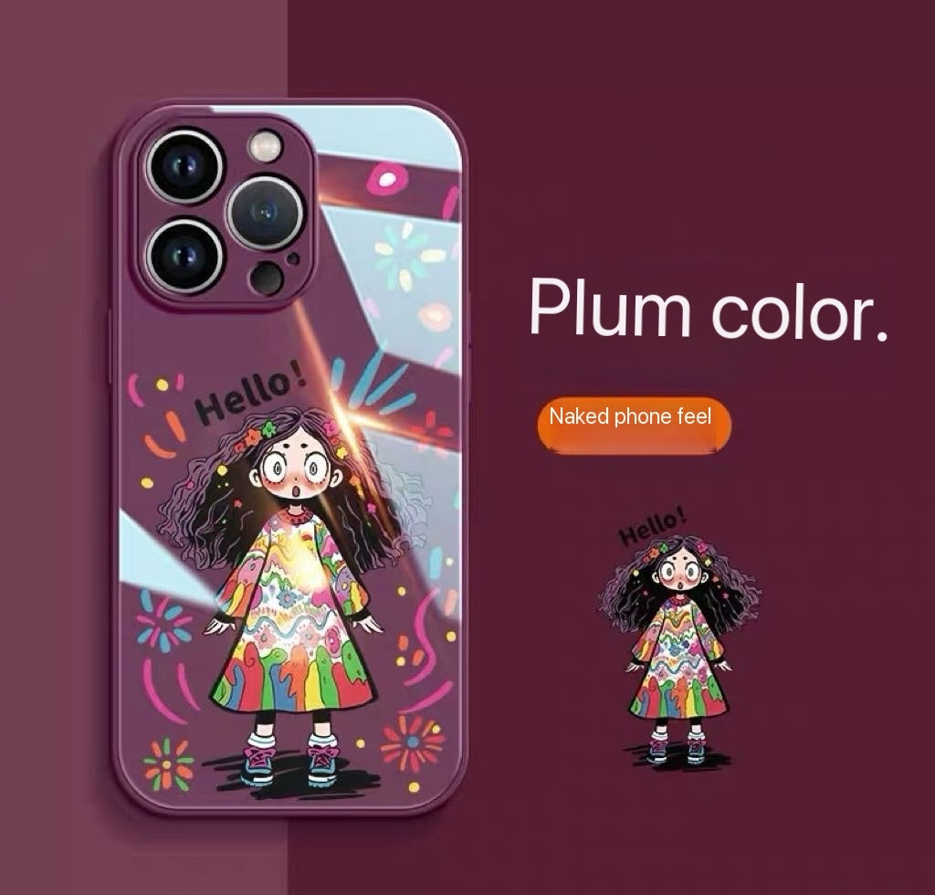 Liquid Glass Lens-Covering Phone Case