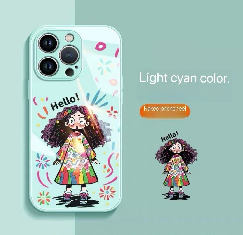 Liquid Glass Lens-Covering Phone Case