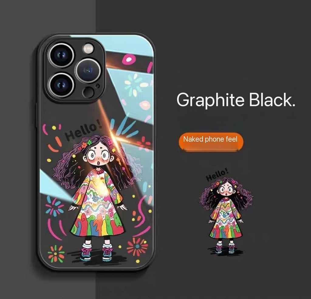 Liquid Glass Lens-Covering Phone Case