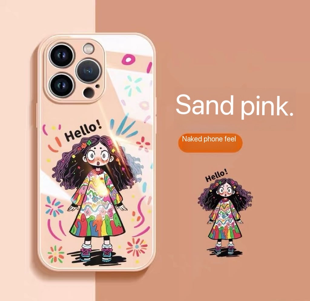 Liquid Glass Lens-Covering Phone Case