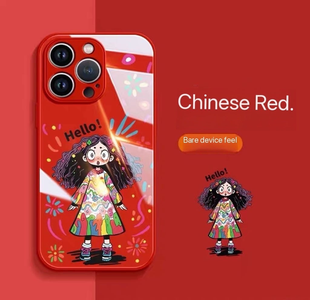 Liquid Glass Lens-Covering Phone Case