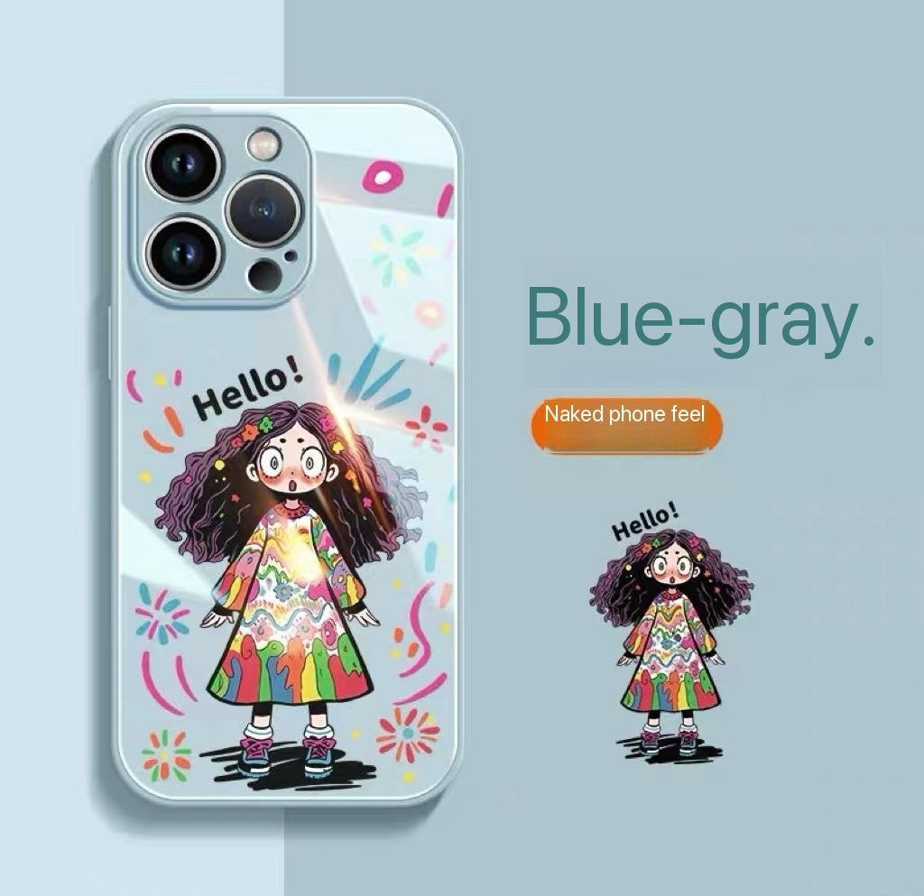 Liquid Glass Lens-Covering Phone Case