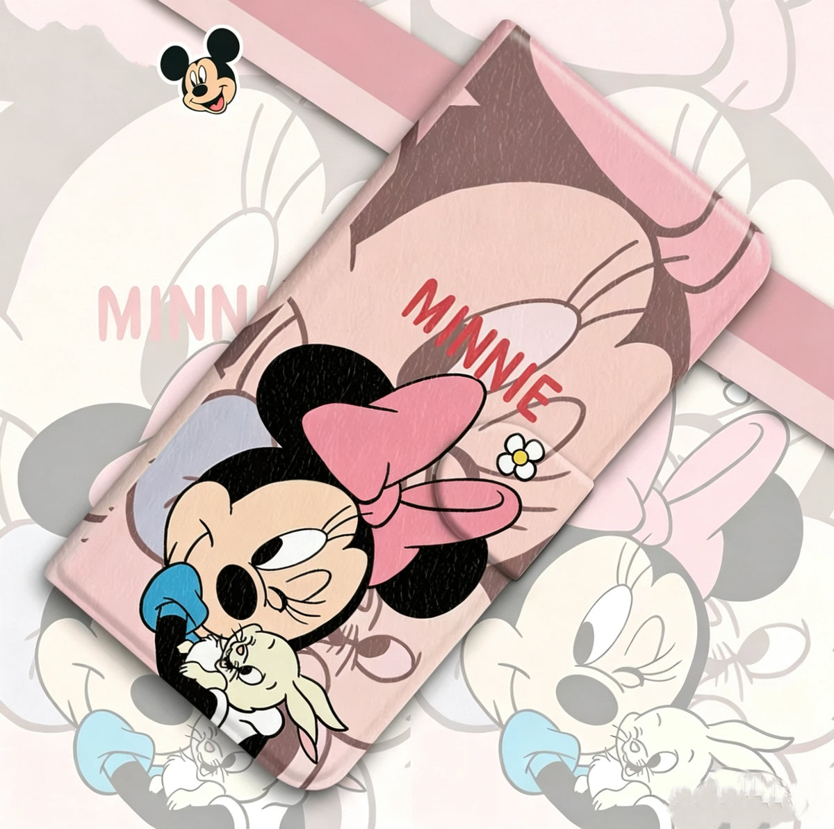 Suitable for Samsung Mickey & Minnie flip leather case
