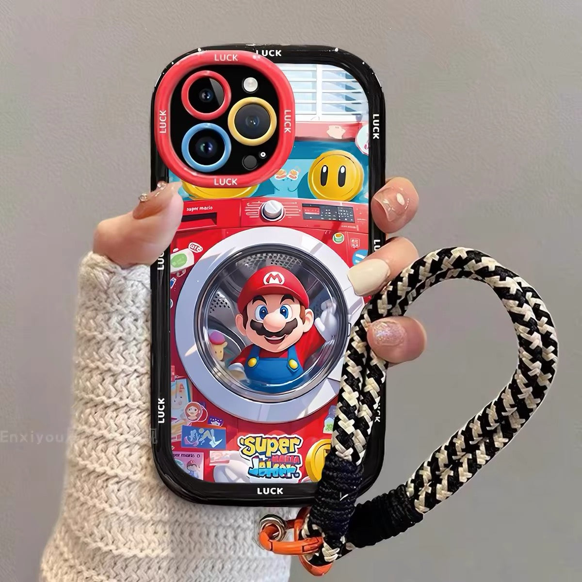 New Washing Machine-Style Mario Phone Case