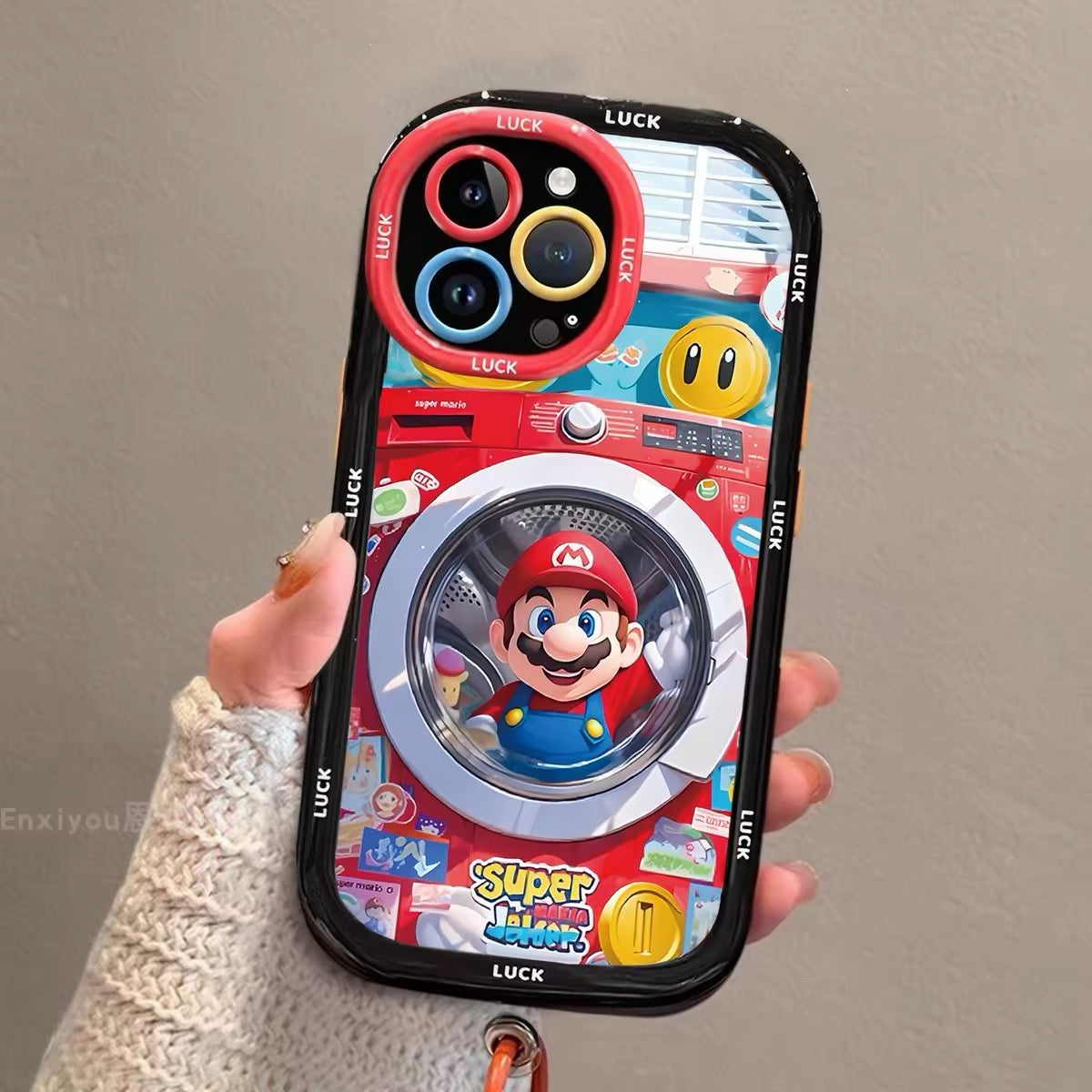 New Washing Machine-Style Mario Phone Case