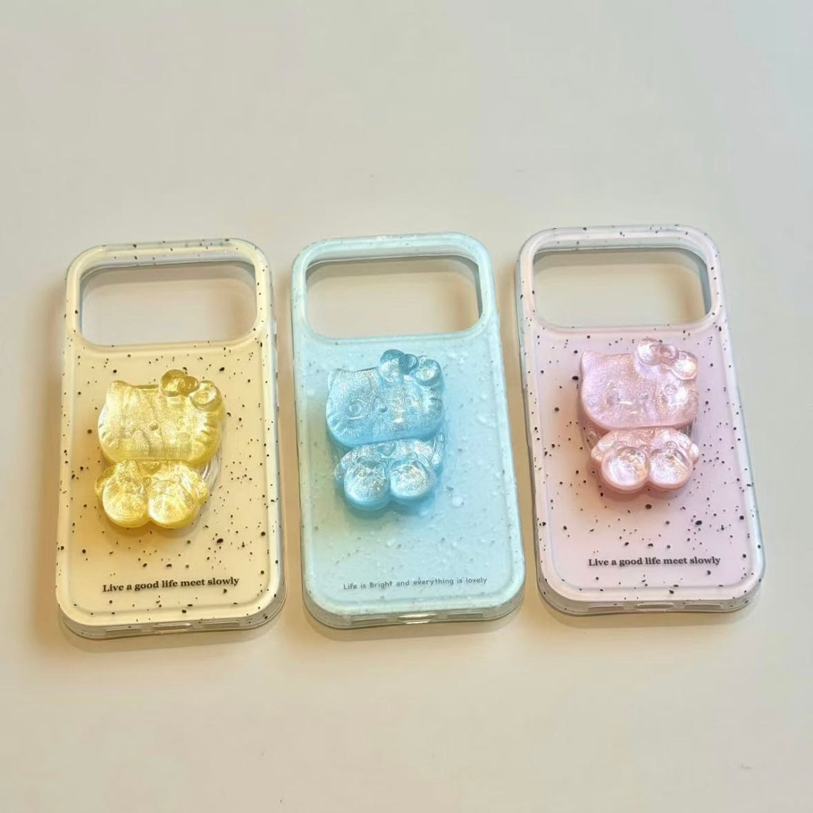 Minimalist, sophisticated magnetic phone case featuring an English-style cat design and ink-splatter art.