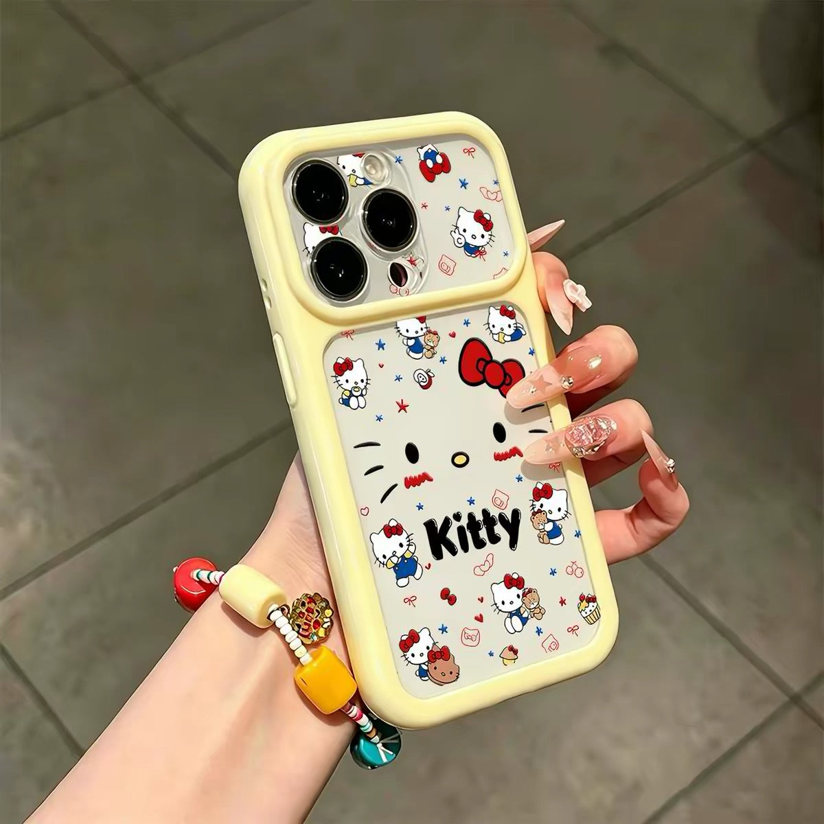 New, unique, and cute Hello Kitty phone case.