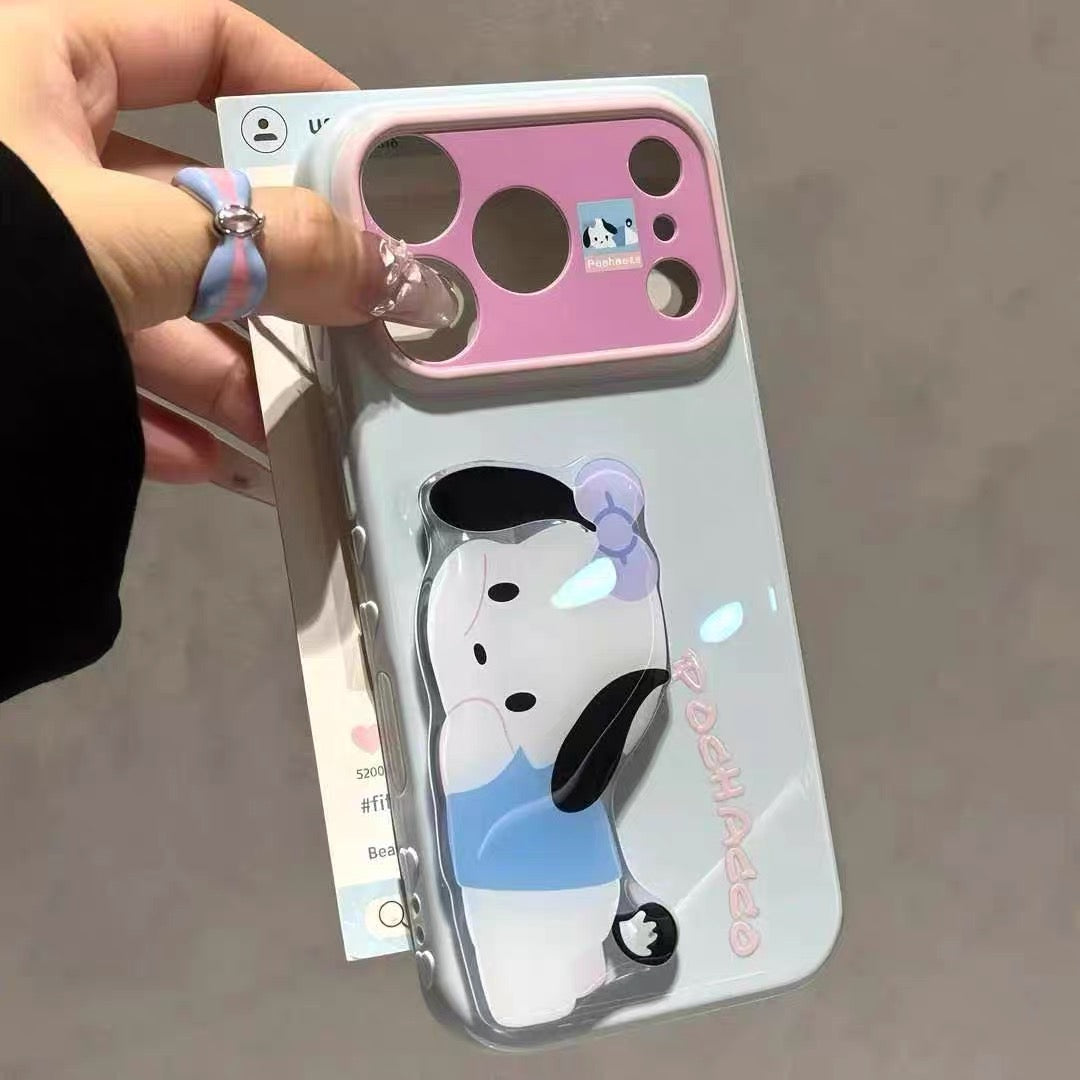 "Lying-Down Cat" Dual-Stand Phone Case