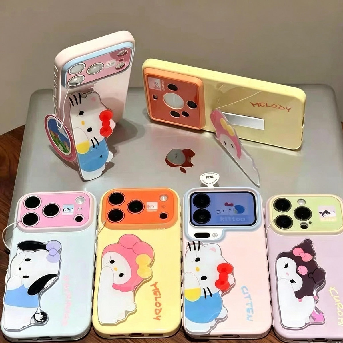 "Lying-Down Cat" Dual-Stand Phone Case