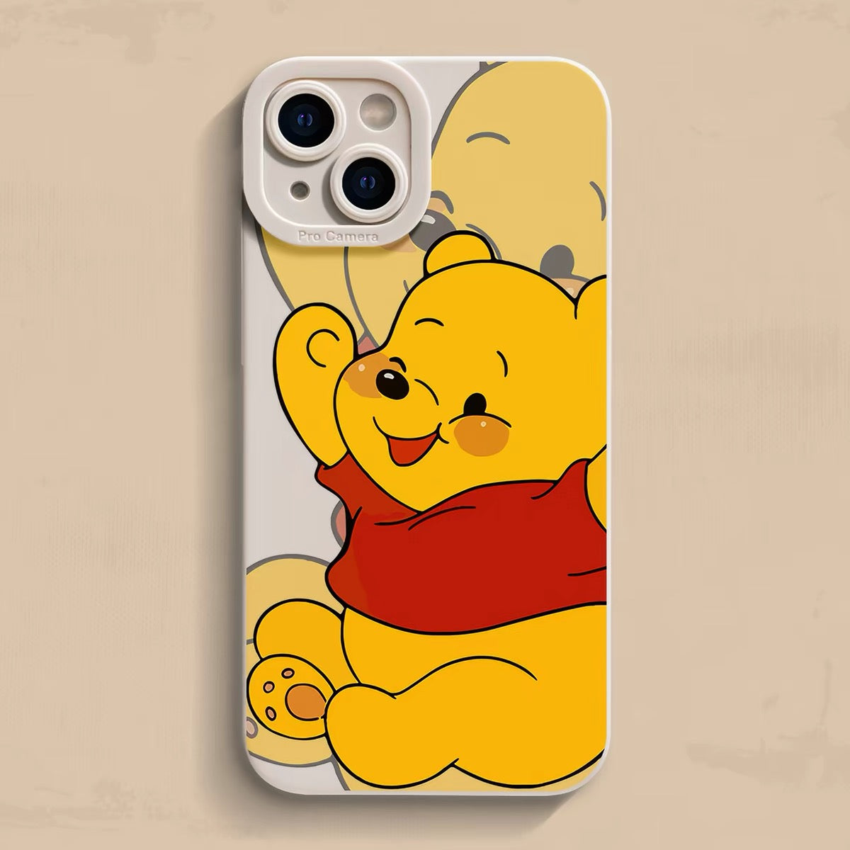 Cheering Winnie the Pooh Cartoon Phone Case