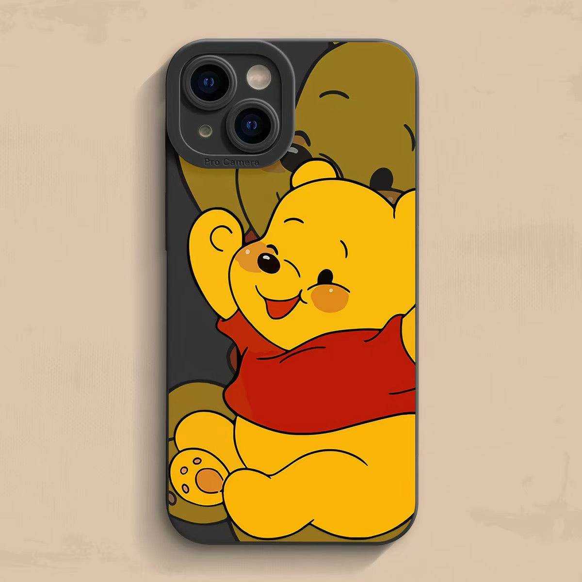 Cheering Winnie the Pooh Cartoon Phone Case