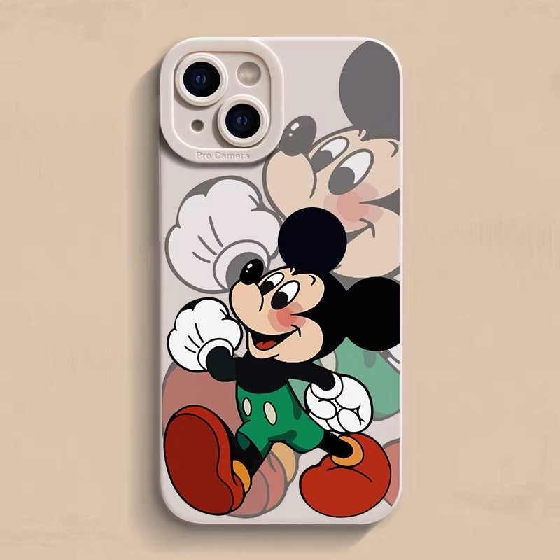 Cartoon walking Mickey phone case