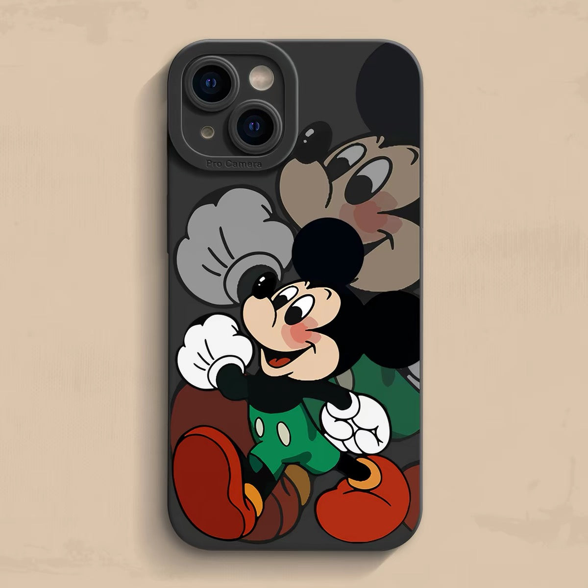 Cartoon walking Mickey phone case