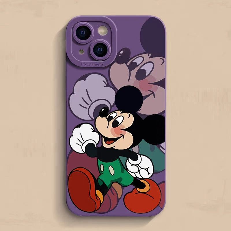 Cartoon walking Mickey phone case