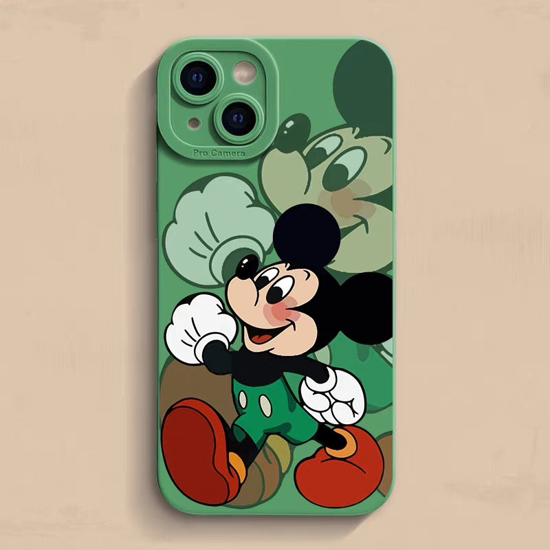 Cartoon walking Mickey phone case