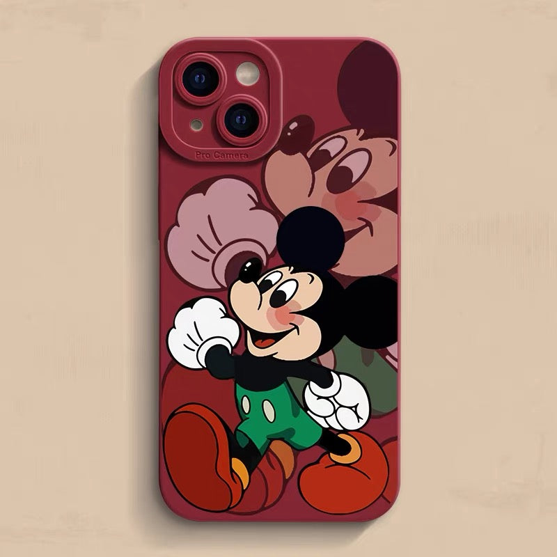 Cartoon walking Mickey phone case
