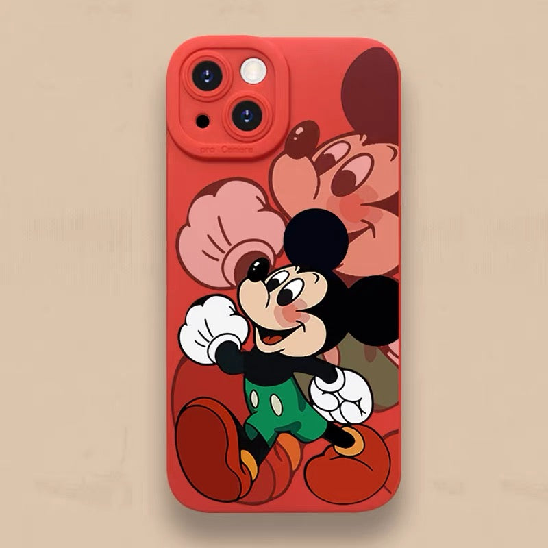 Cartoon walking Mickey phone case