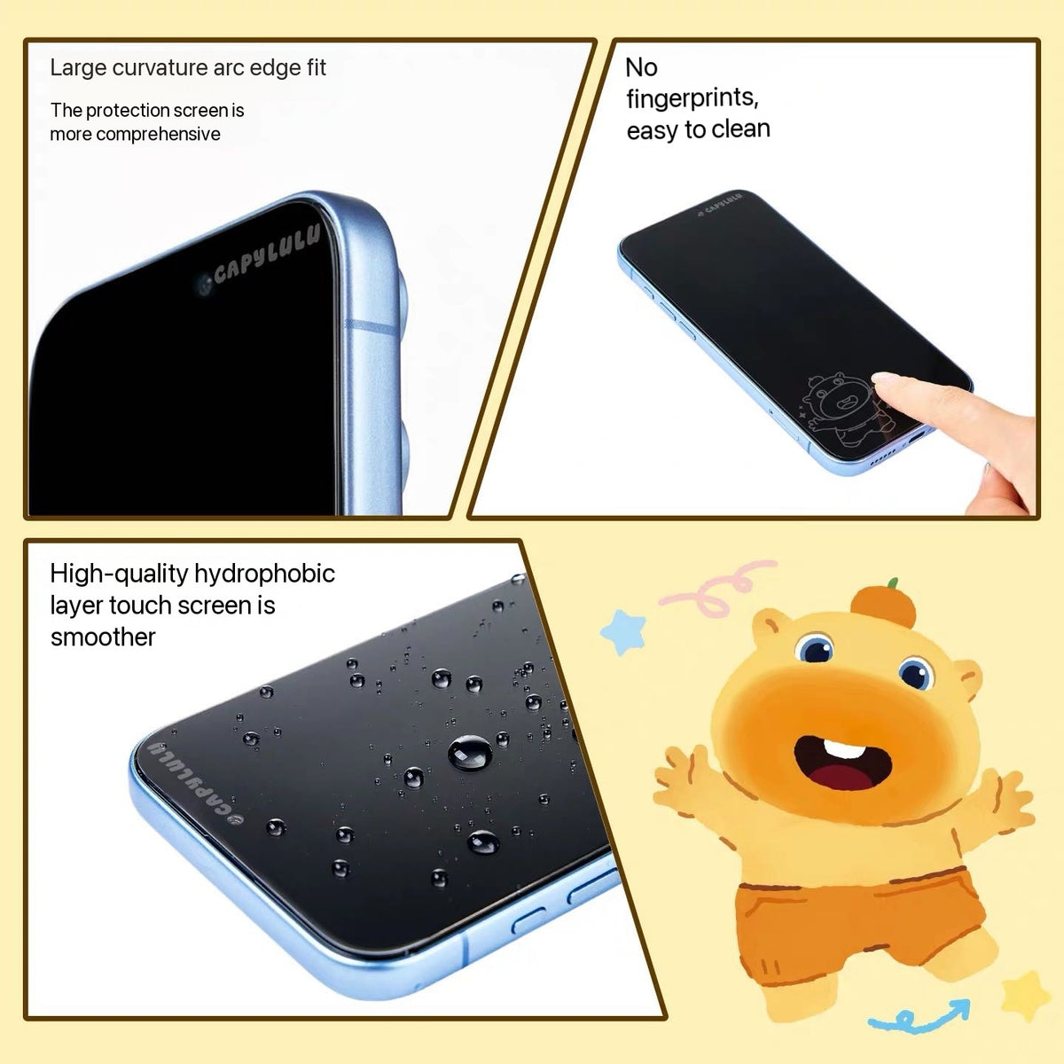 Capybara Lulu Tempered Glass Screen Protector