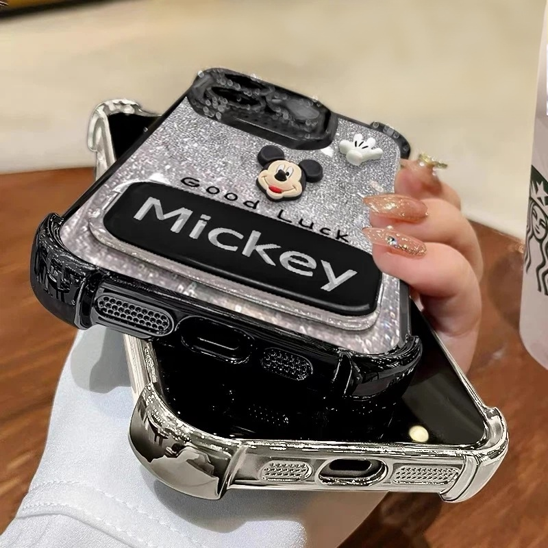 New Mickey Figure Mirror Stand Phone Case