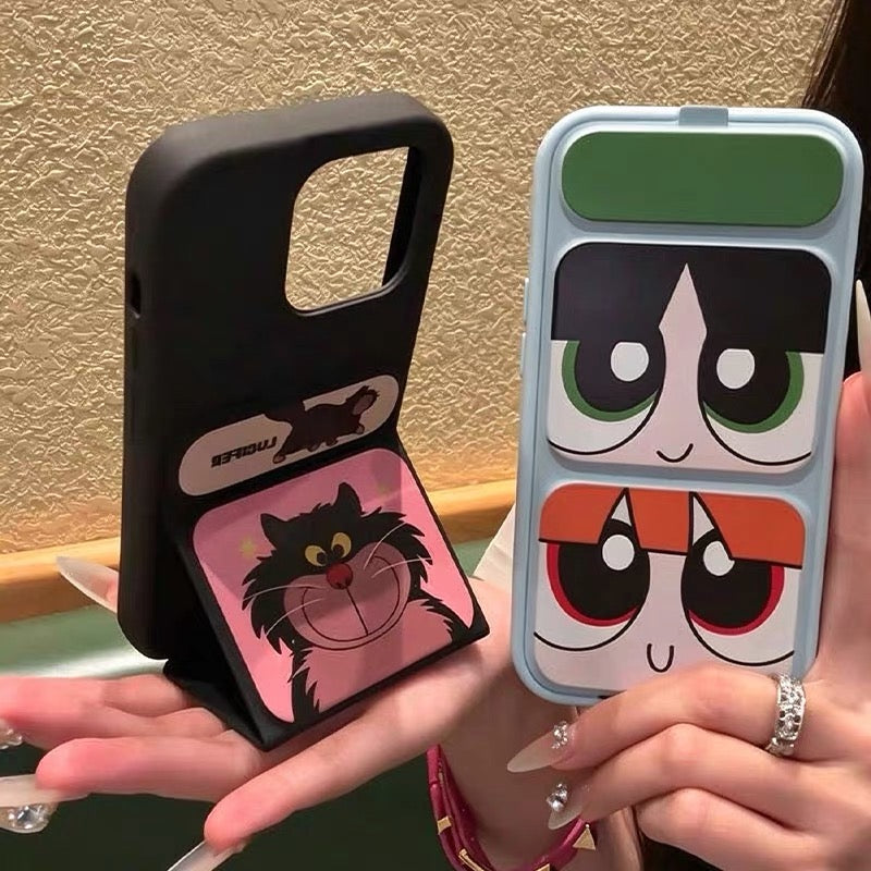 Cartoon Flip Magnetic Stand Phone Case