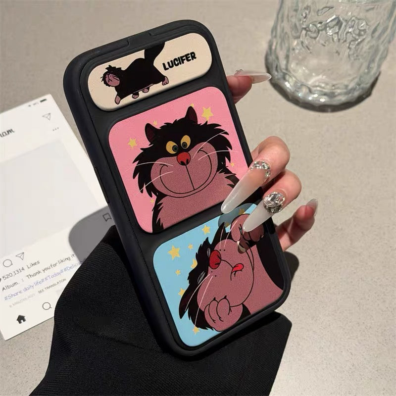 Cartoon Flip Magnetic Stand Phone Case