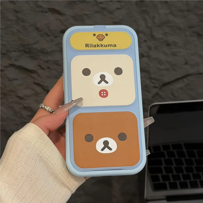 Cartoon Flip Magnetic Stand Phone Case