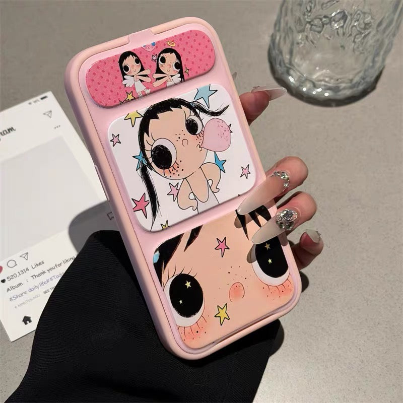 Cartoon Flip Magnetic Stand Phone Case