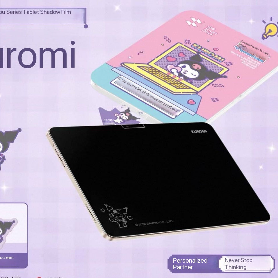 Shanmo Cartoon Character HD Tempered Glass Screen Protector for iPad