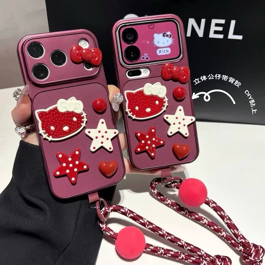 Cute Korean-style Hello Kitty phone case