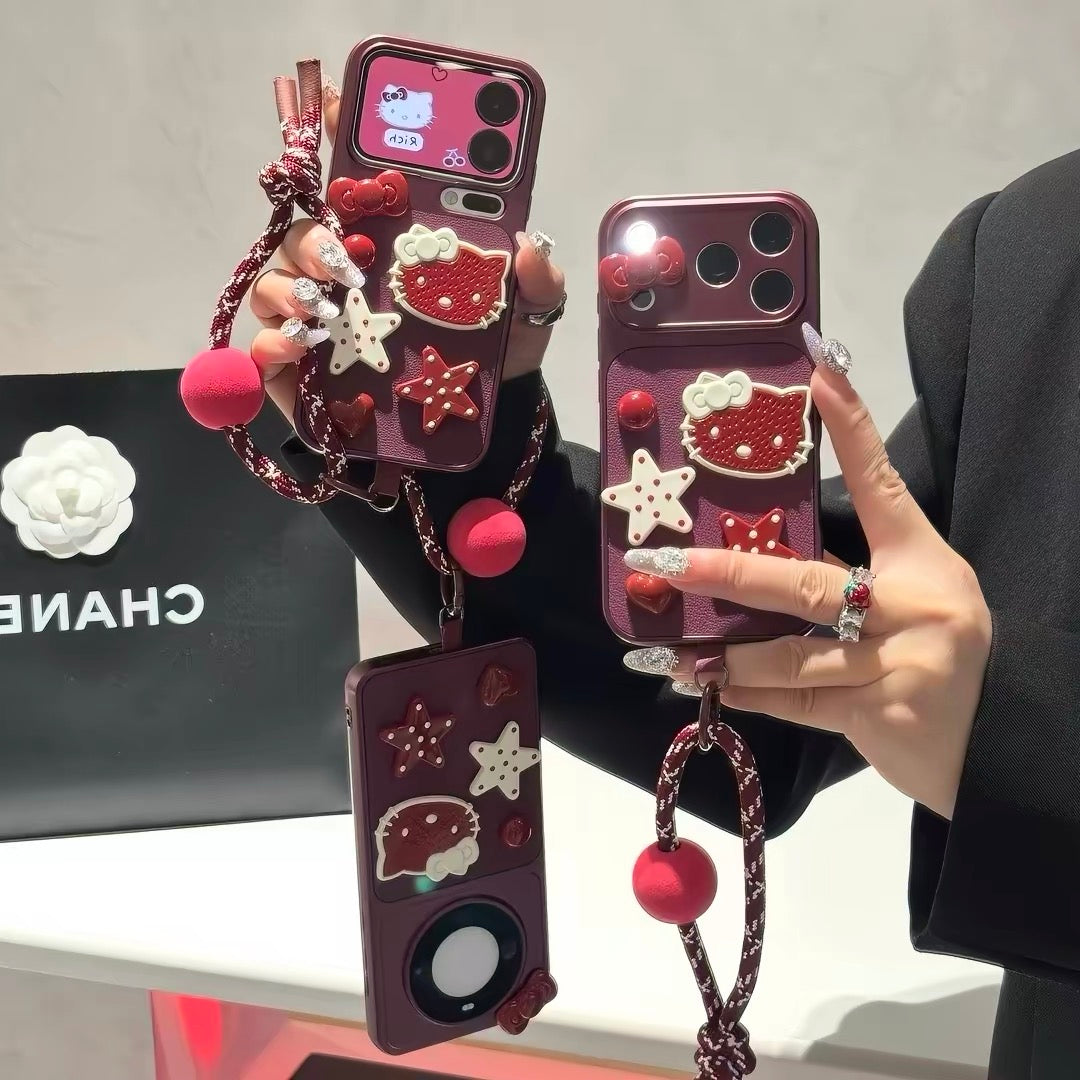 Cute Korean-style Hello Kitty phone case