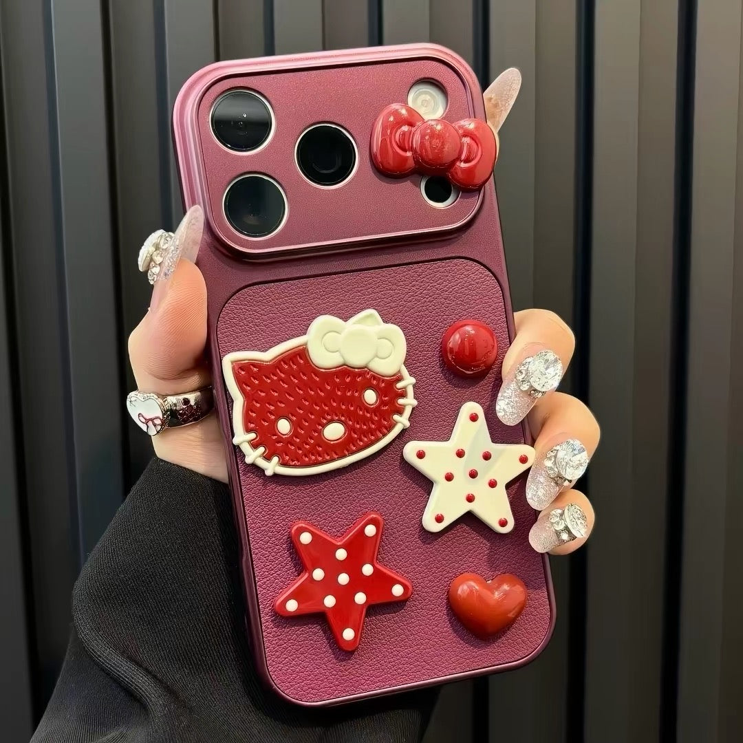 Cute Korean-style Hello Kitty phone case