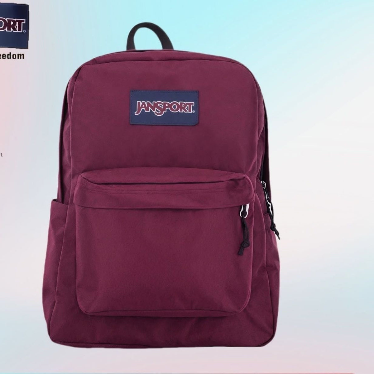 Versatile polka-dot backpack—a spacious schoolbag and laptop pack.