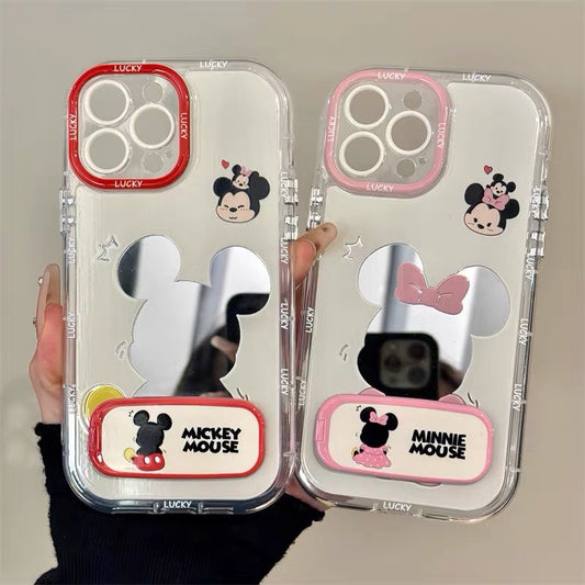 Mickey & Minnie Mirror Stand Phone Case