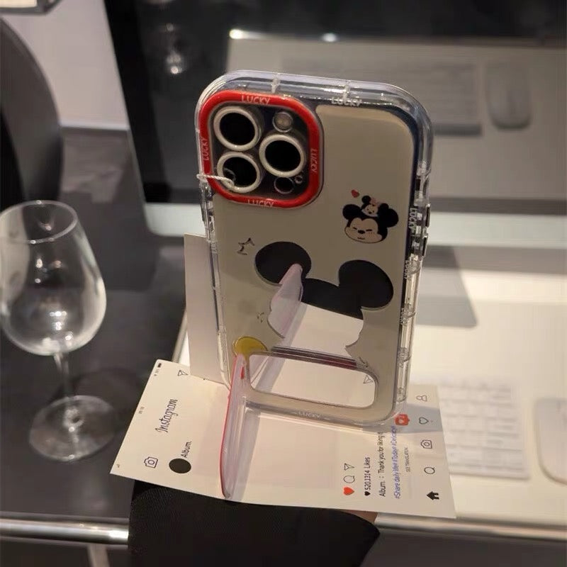 Mickey & Minnie Mirror Stand Phone Case