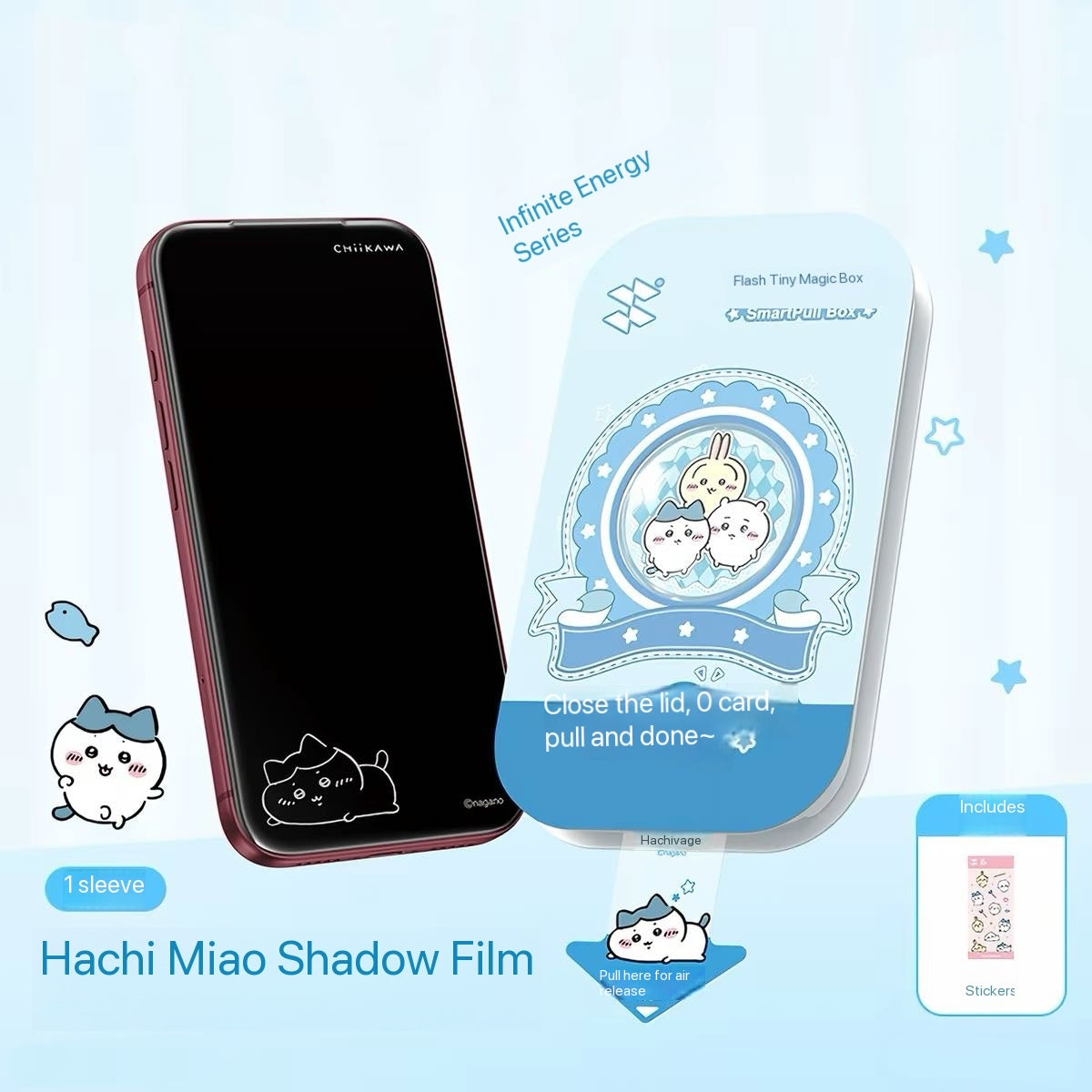 Flash Magic Chiikawa Privacy Tempered Glass Screen Protector