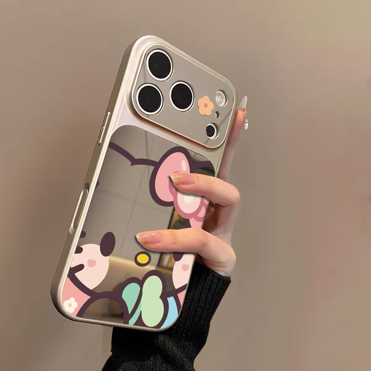 New cute Hello Kitty mirror phone case