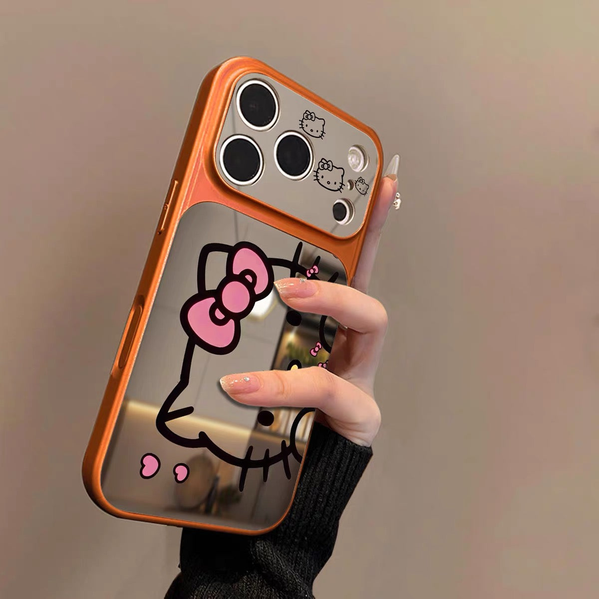 New cute Hello Kitty mirror phone case