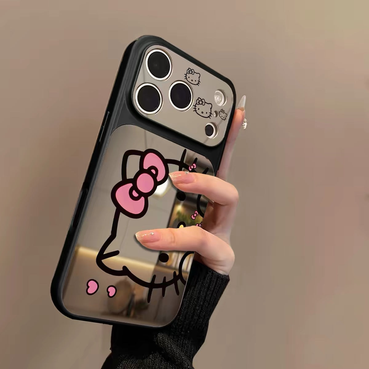 New cute Hello Kitty mirror phone case
