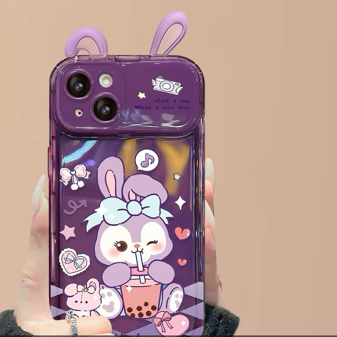 LinaBell phone case with a flip-out mirror