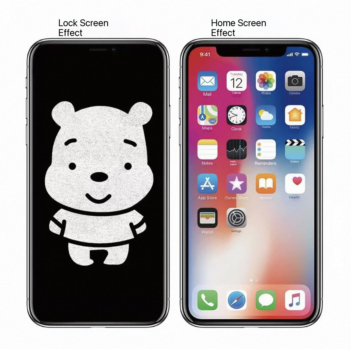 Samsung Cartoon-Themed Tempered Glass Screen Protector (Privacy/Anti-Peep)