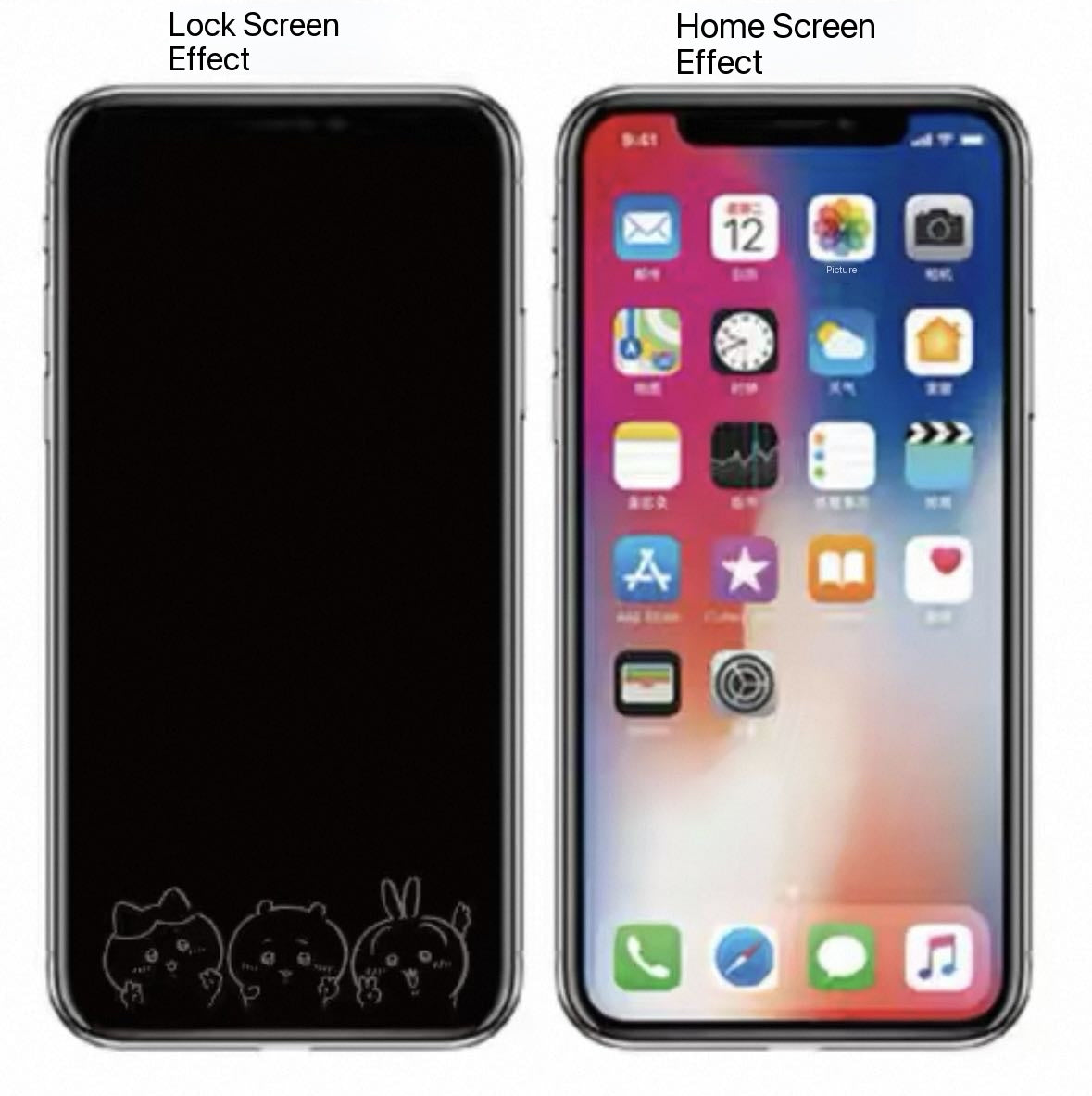 Samsung Cartoon-Themed Tempered Glass Screen Protector (Privacy/Anti-Peep)