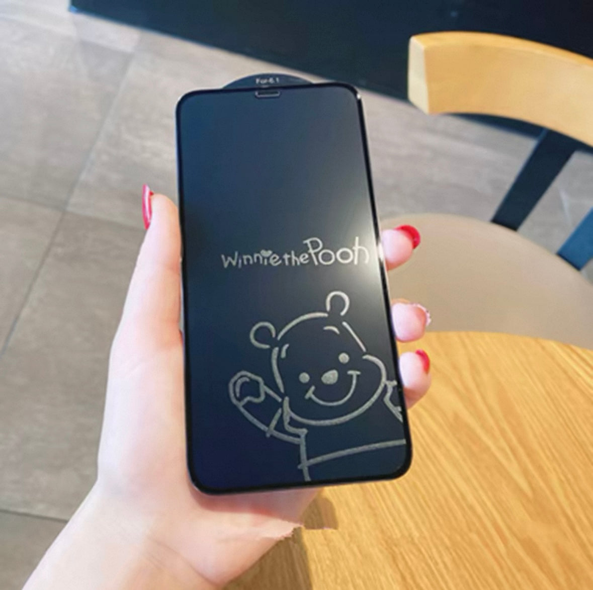 Samsung Cartoon-Themed Tempered Glass Screen Protector (Privacy/Anti-Peep)