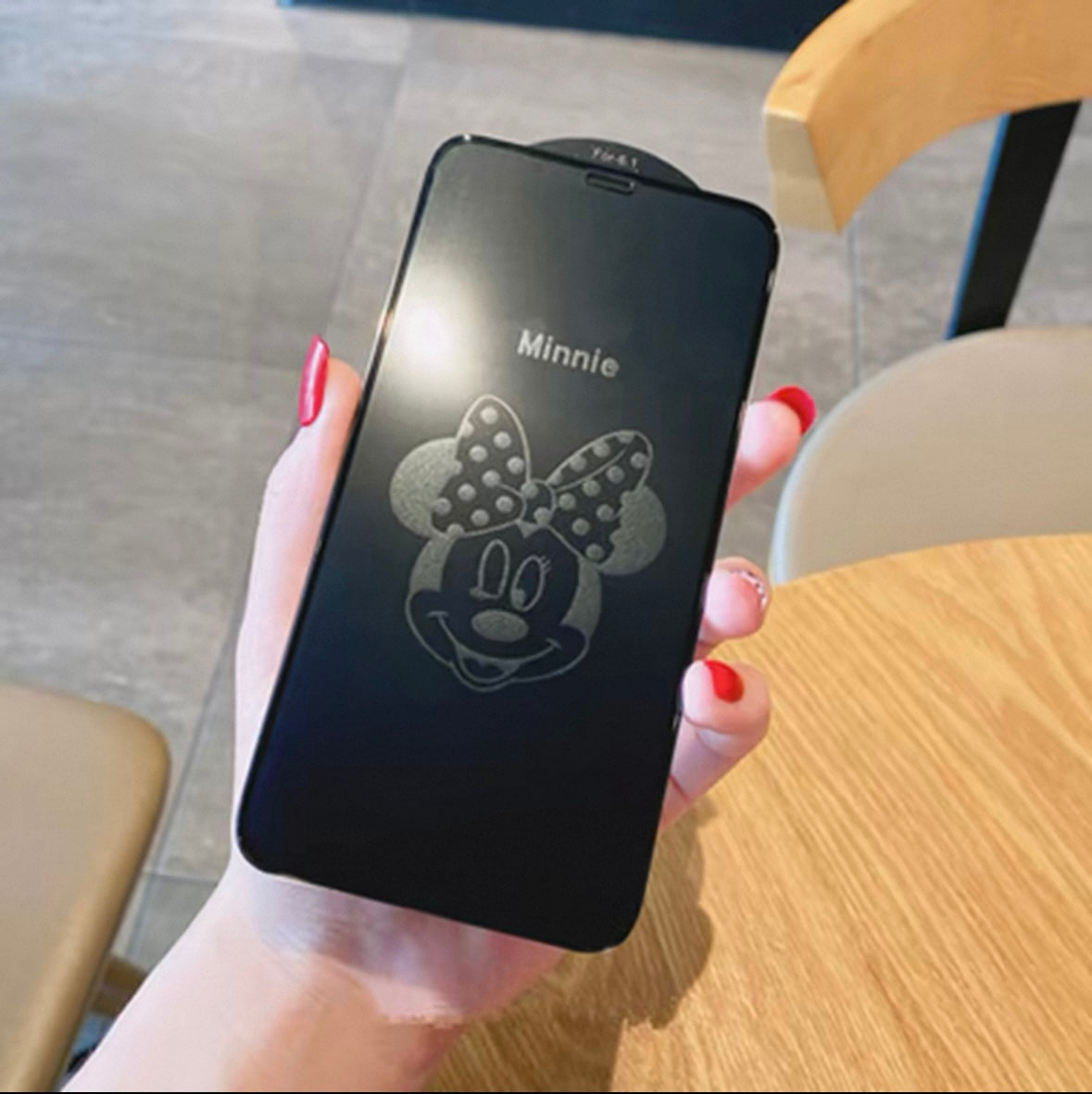 Samsung Cartoon-Themed Tempered Glass Screen Protector (Privacy/Anti-Peep)
