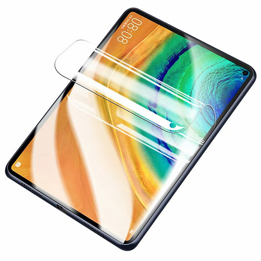 High-definition hydrogel screen protector for Samsung and iPad devices