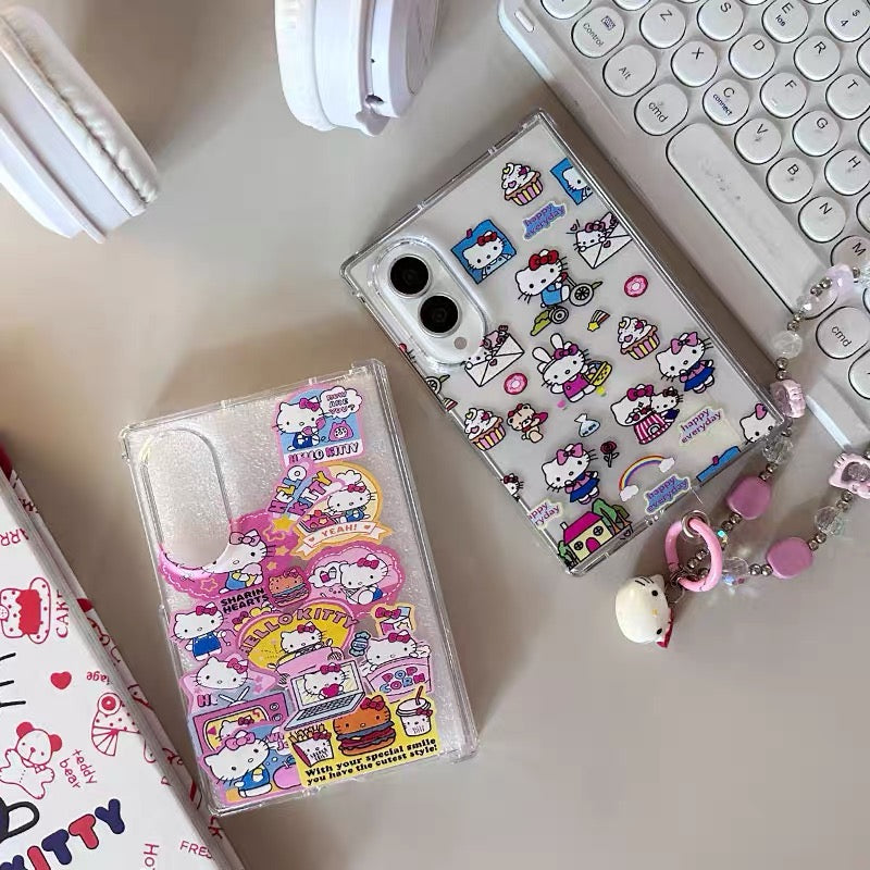 Suitable for Samsung Hello Kitty foldable phone case