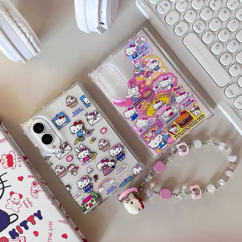Suitable for Samsung Hello Kitty foldable phone case